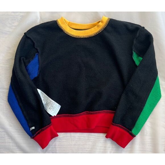 Nike Air Jordan Multicolor Youth Kids Legacy of Sport Crop Sweatshirt Jumpman - Picture 10 of 11